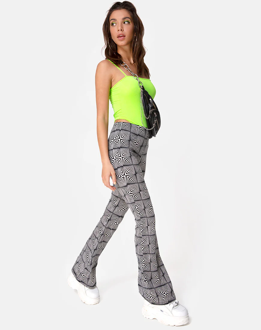 Jeevan Flare Trouser in Spyro - Awmao