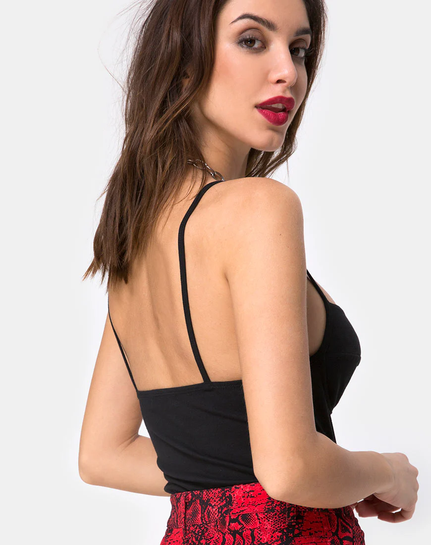 Lanti Bodice in Black - Awmao