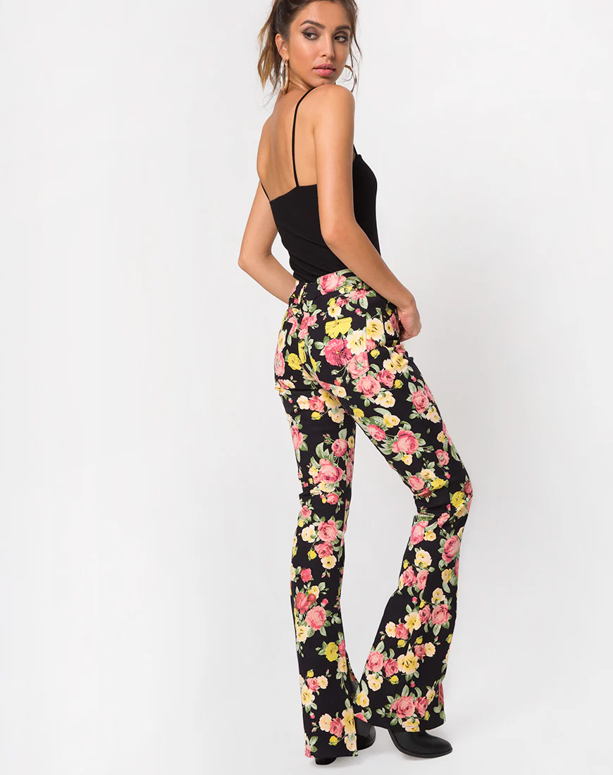 Rejina Trouser in Vintage Bloom - Awmao