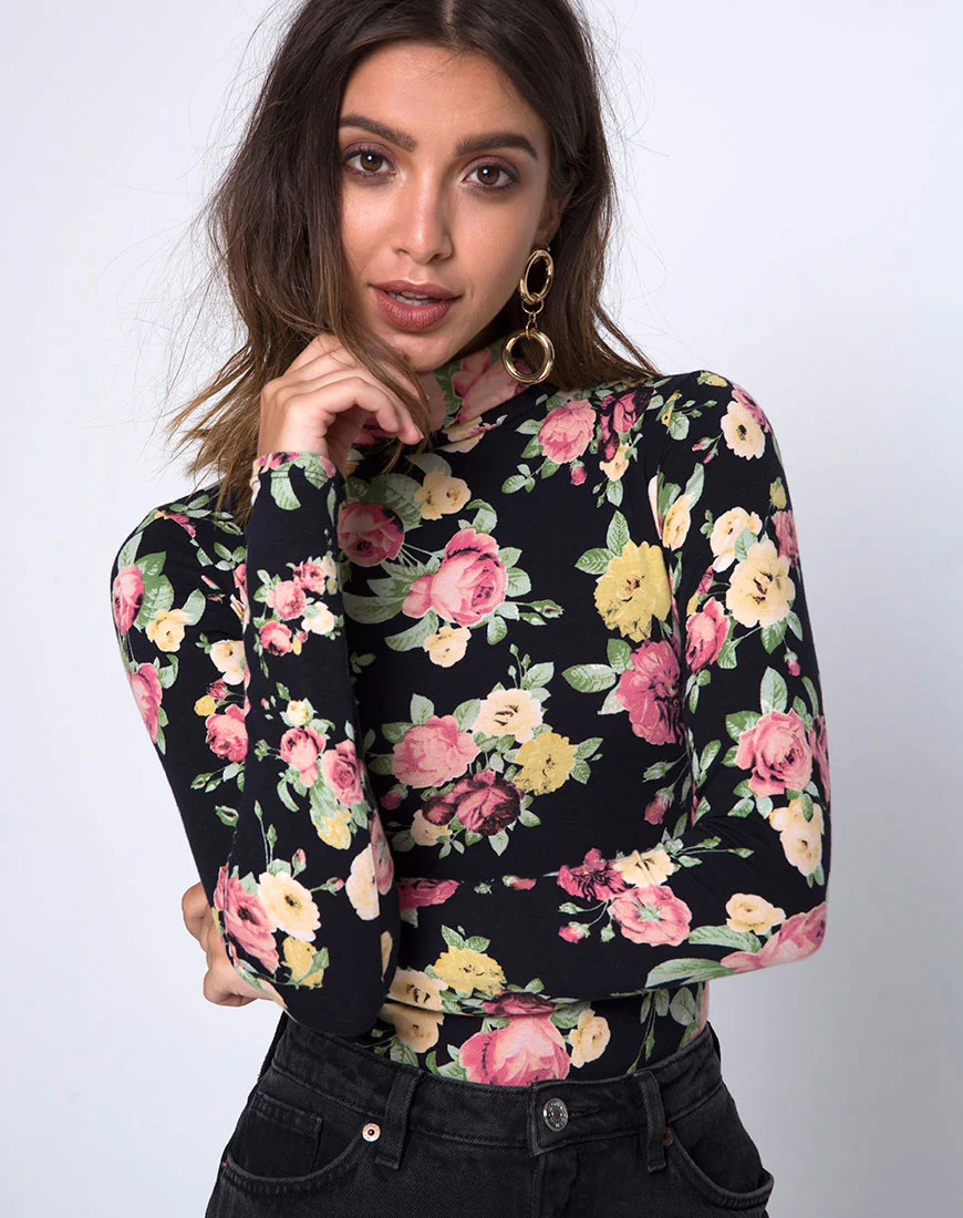 Bryony Longsleeve Bodice in Vintage Bloom - Awmao