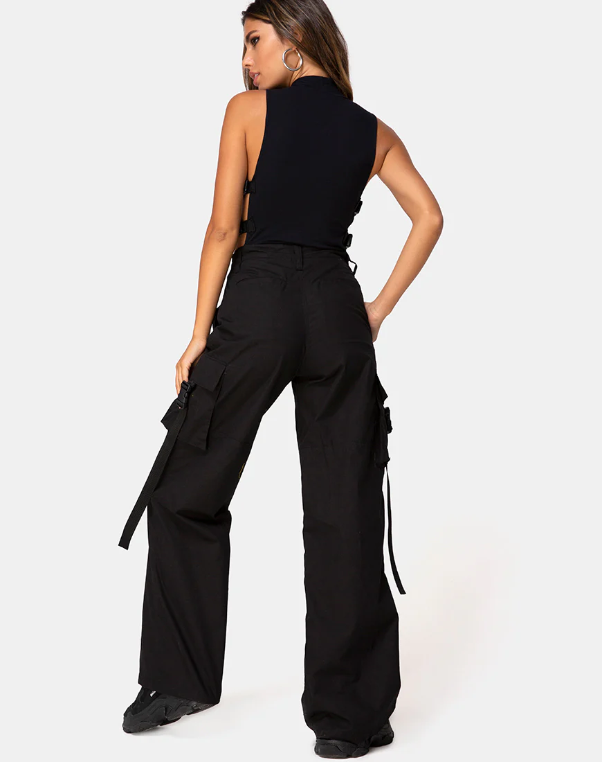 Antari Trouser in Black - Awmao