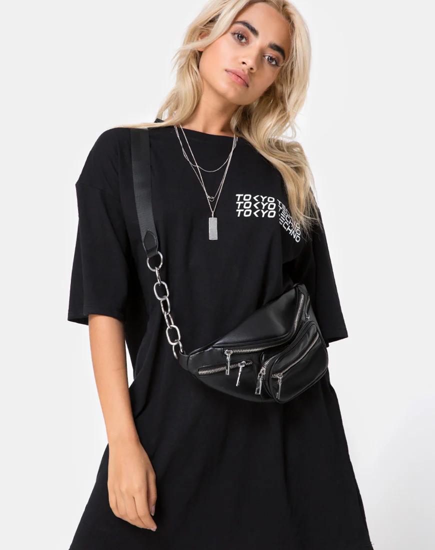 Sunny Kiss Oversize Tee in Tokyo Techno - Awmao
