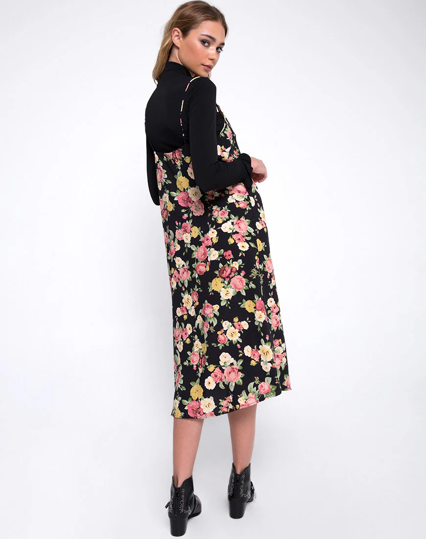 Sini Slip Dress in Vintage Bloom - Awmao