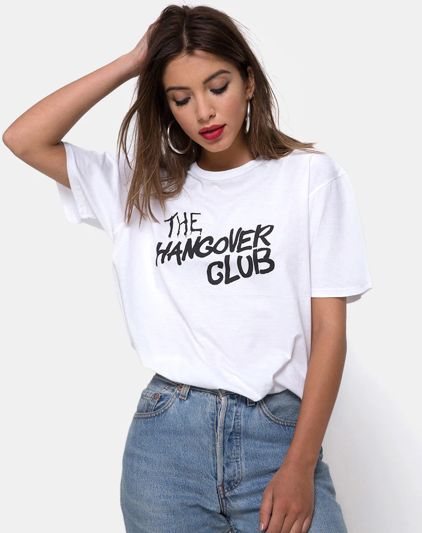 Oversize Basic Tee in Hangover Club - Awmao