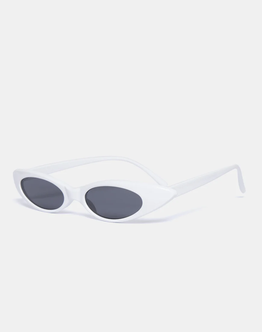 Kourt Sunglasses in White - Awmao