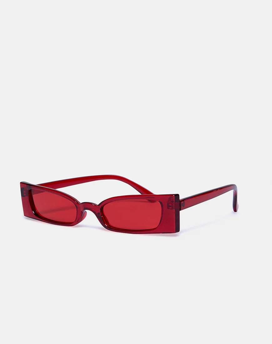 Joslin Sunglasses in Red - Awmao