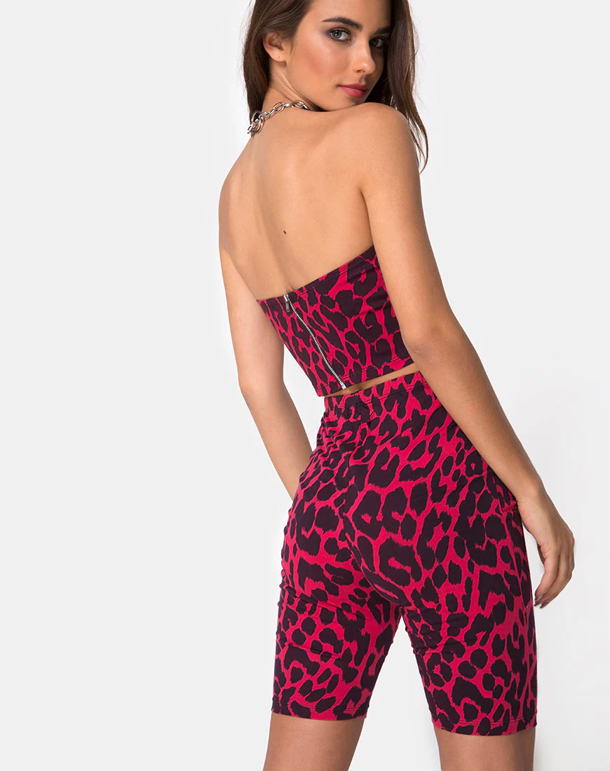 Villy Top in Oversize Jaguar Red - Awmao