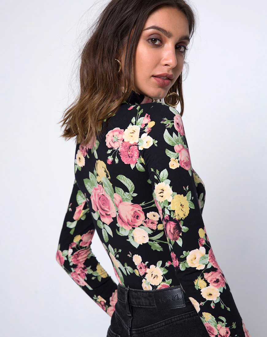 Bryony Longsleeve Bodice in Vintage Bloom - Awmao