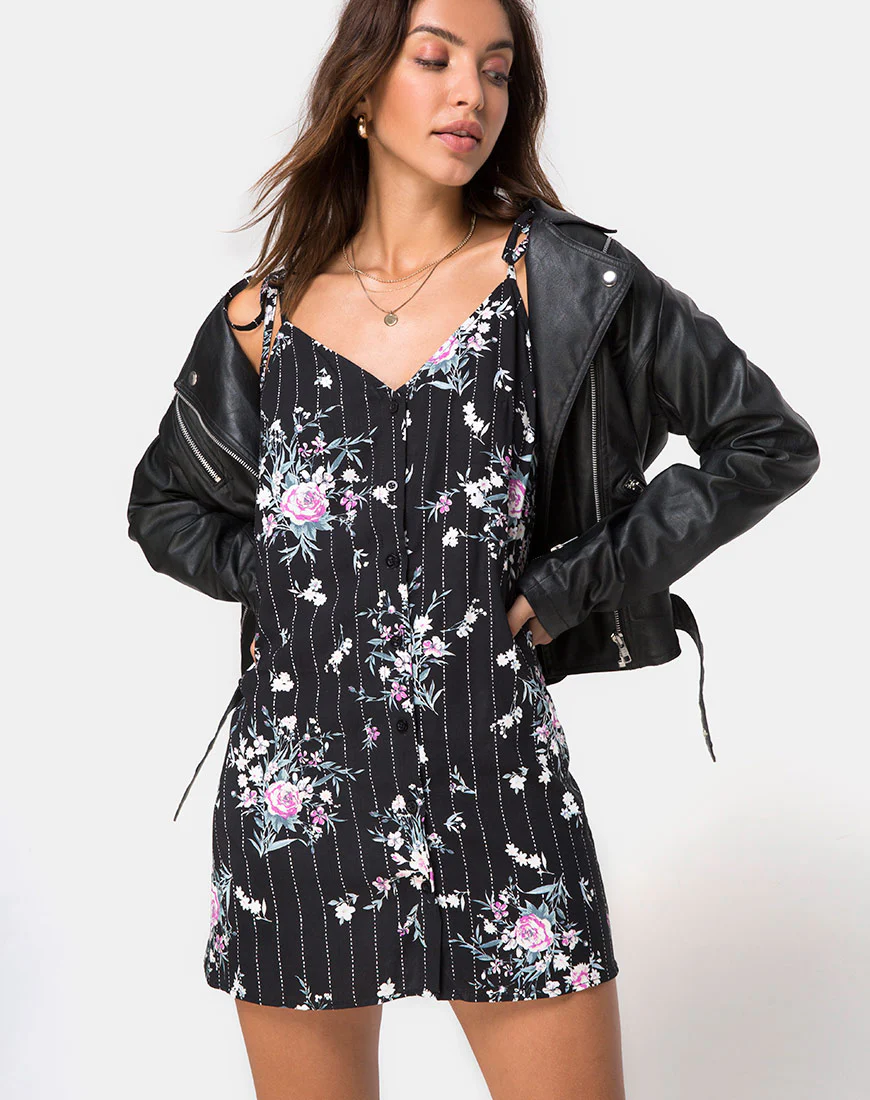 Osla Slip Dress in Flower Girl - Awmao