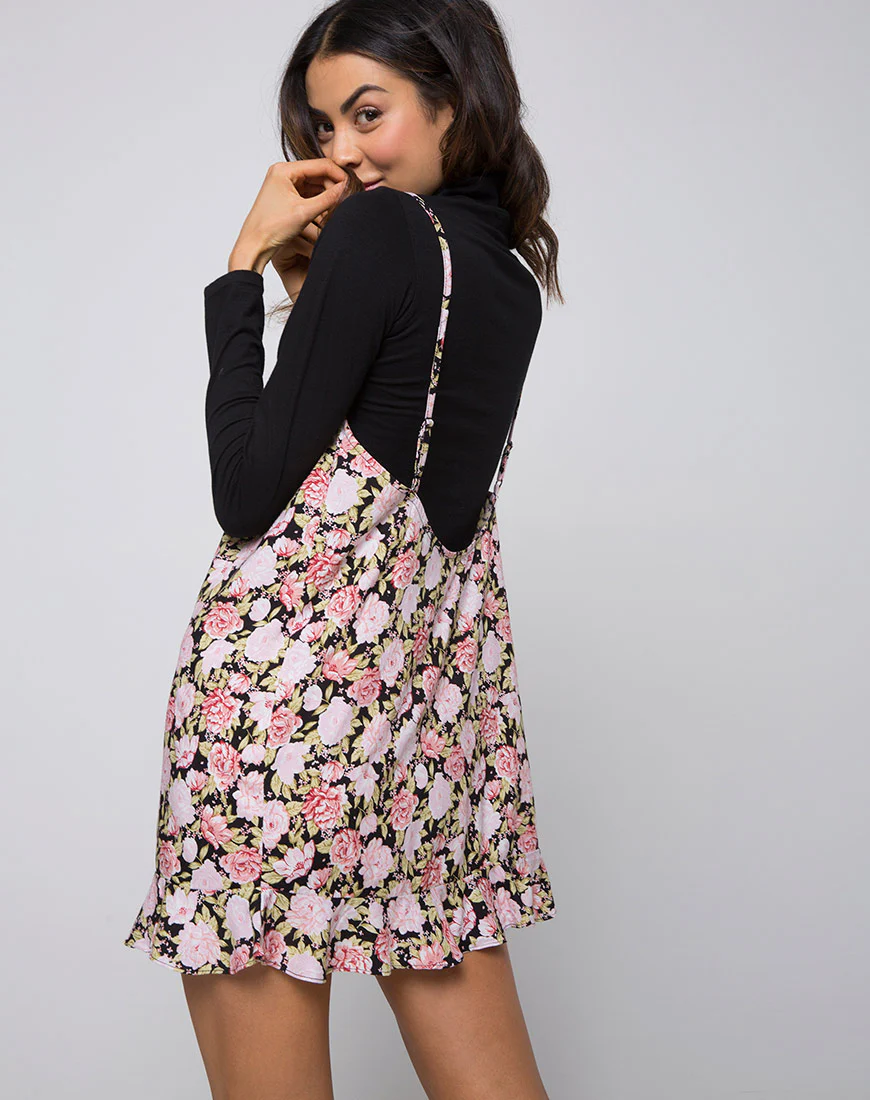 Keylo Slip Dress in Bloom Floral - Awmao