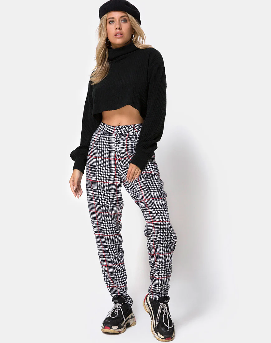 Dastan Trouser in Big Charles Check - Awmao