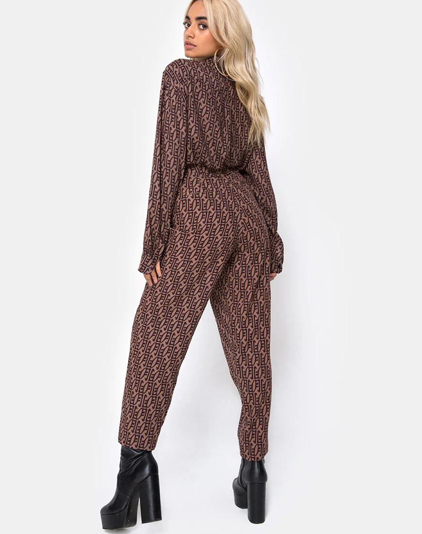 Dastan Trouser in Chinese Moon - Awmao