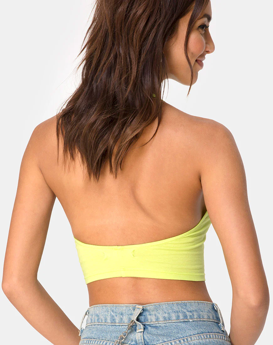 Lini Crop Top in Lime - Awmao