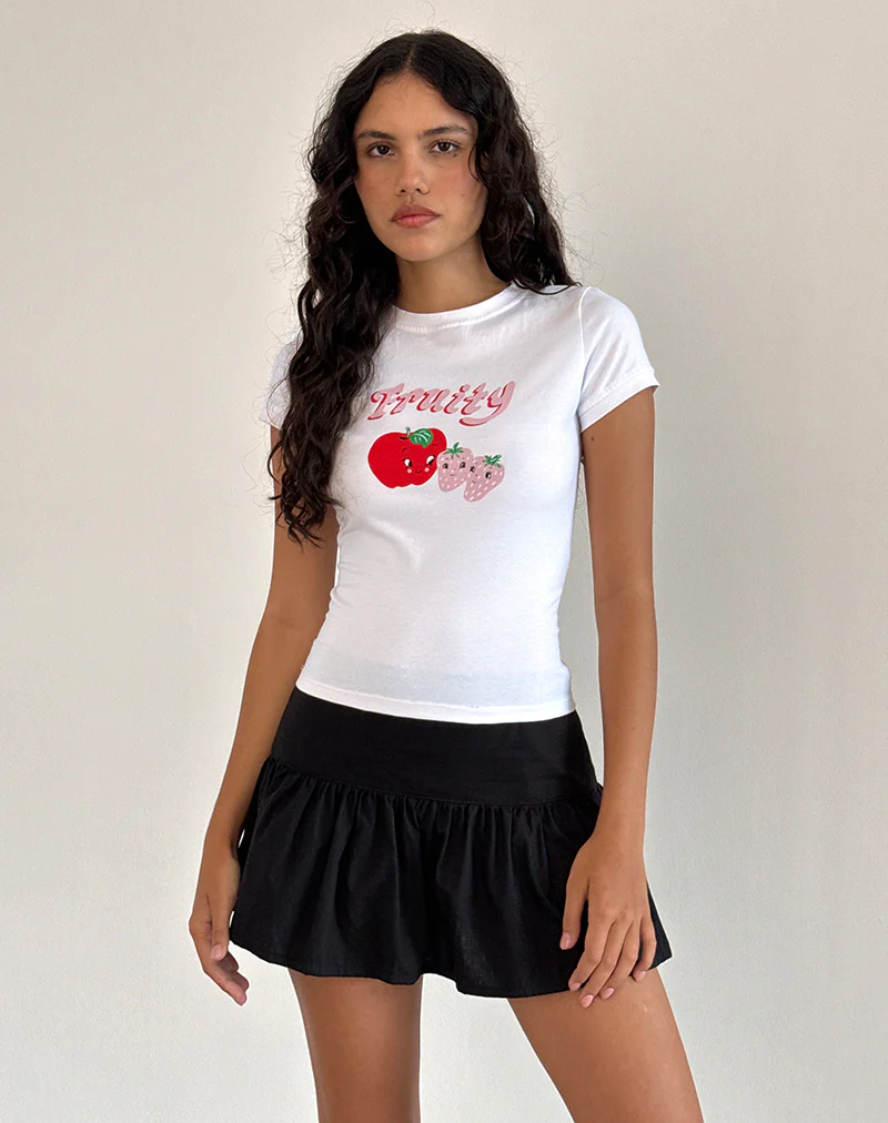 Sutin Tee in White Fruity - Awmao