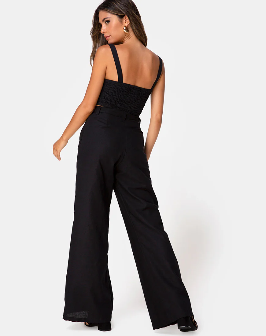 Tanira Trouser in Black - Awmao