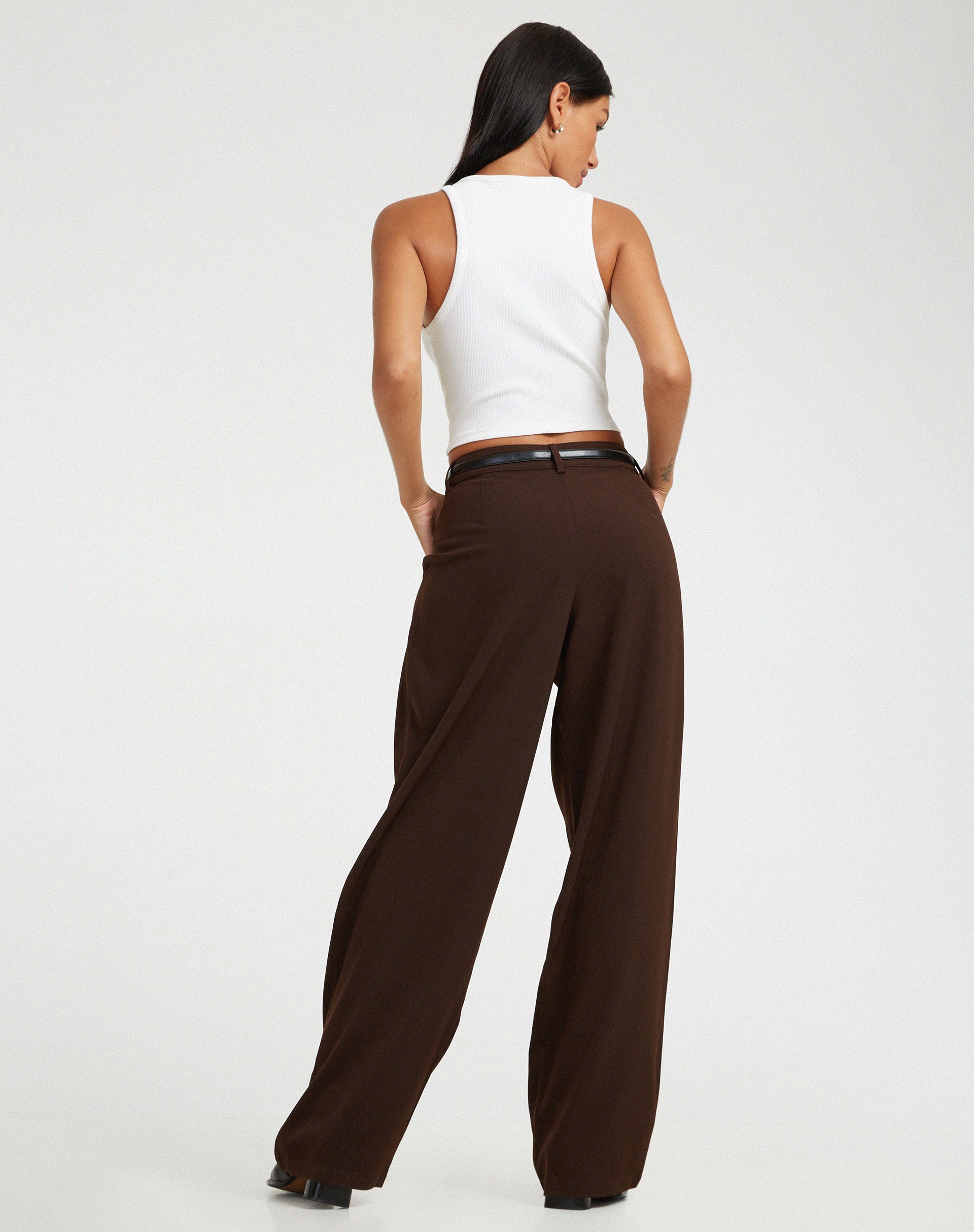 Sabara Trouser in Tailoring Cappuccino - Awmao