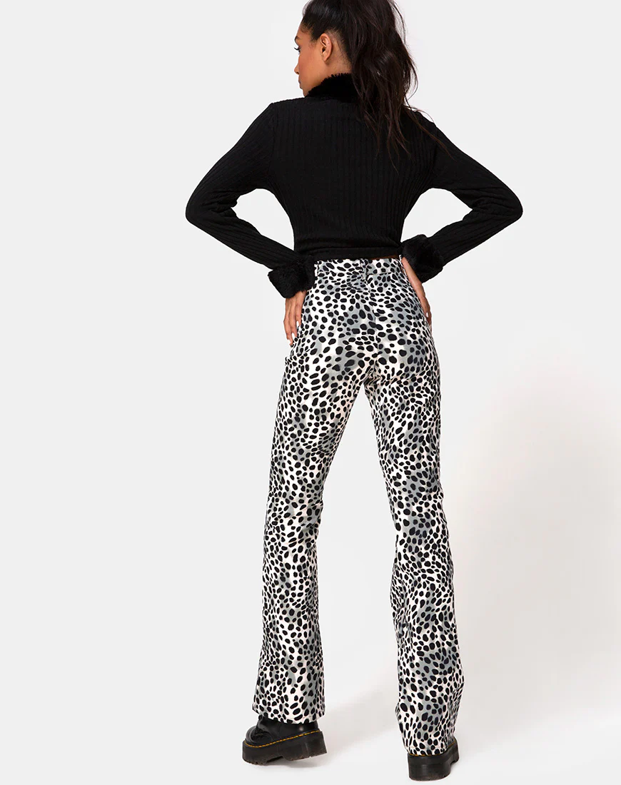 Zoven Trouser in Dalmatian - Awmao