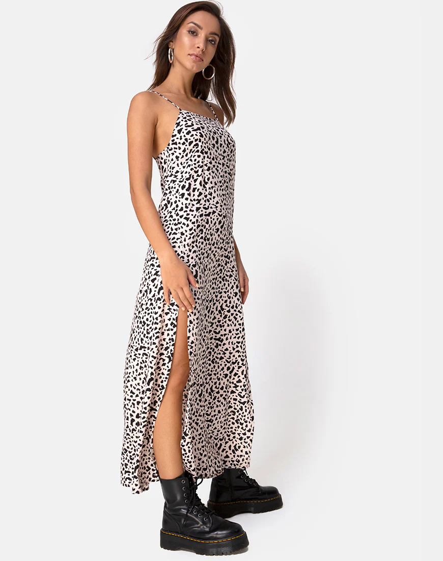Kayme Maxi Dress in Wild Thing - Awmao