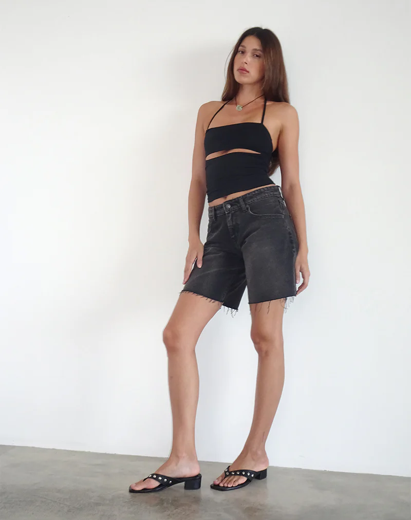 Yasi Top in Black - Awmao