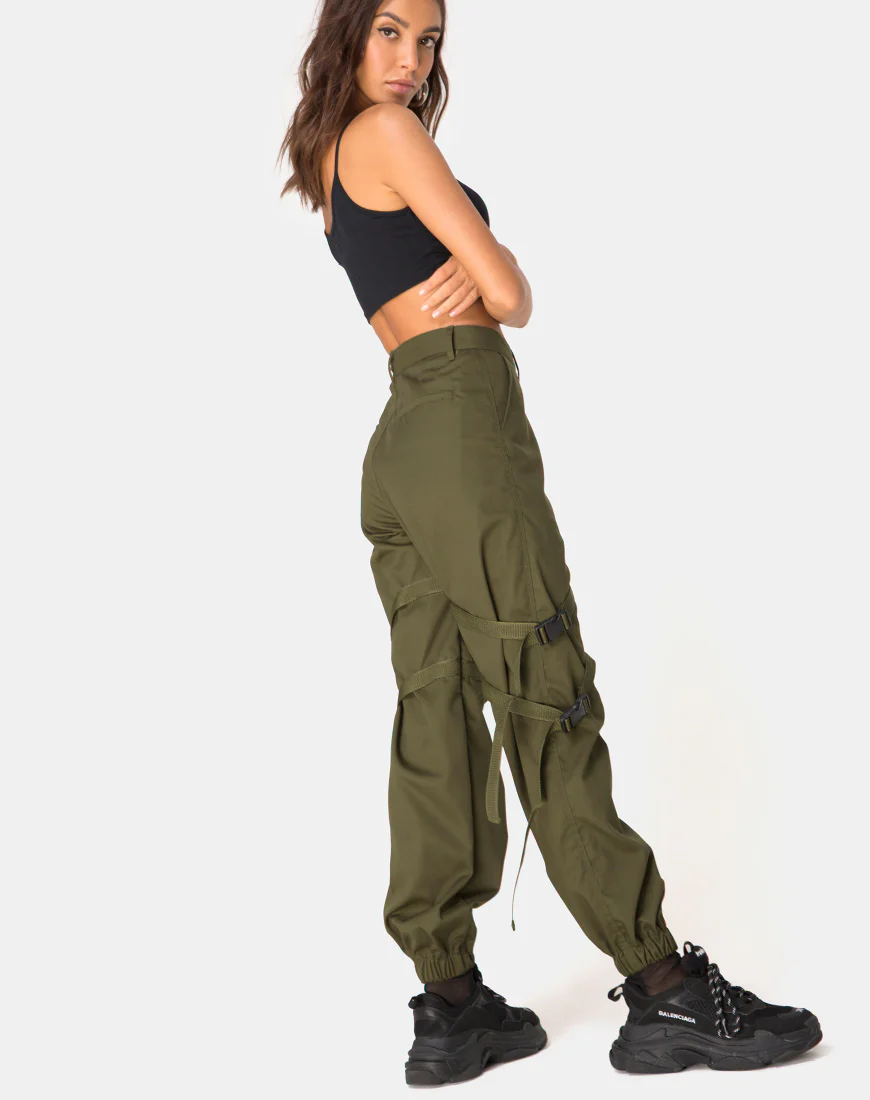 Clive Trouser in Khaki Drill - Awmao