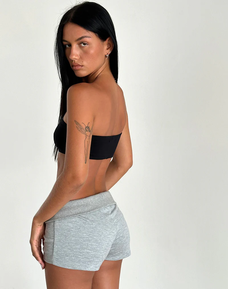 Nabel Micro Tube Top in Black - Awmao