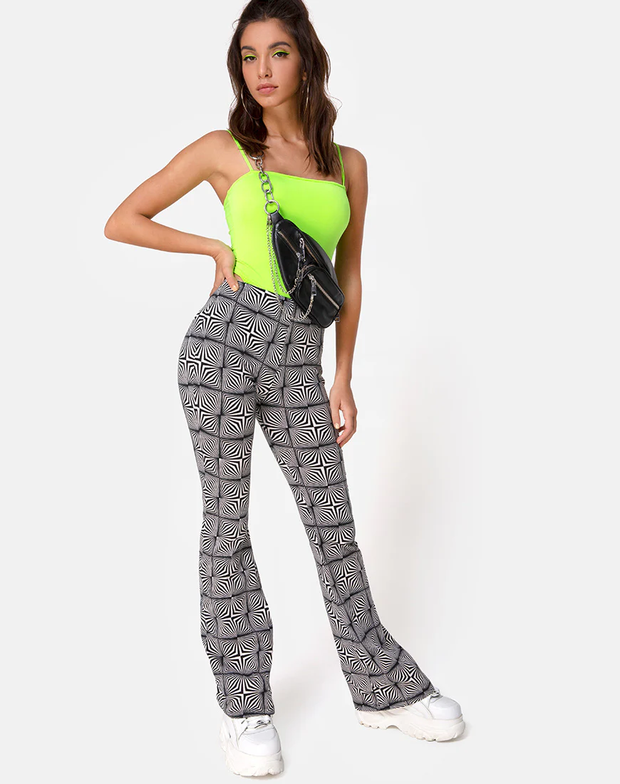 Jeevan Flare Trouser in Spyro - Awmao
