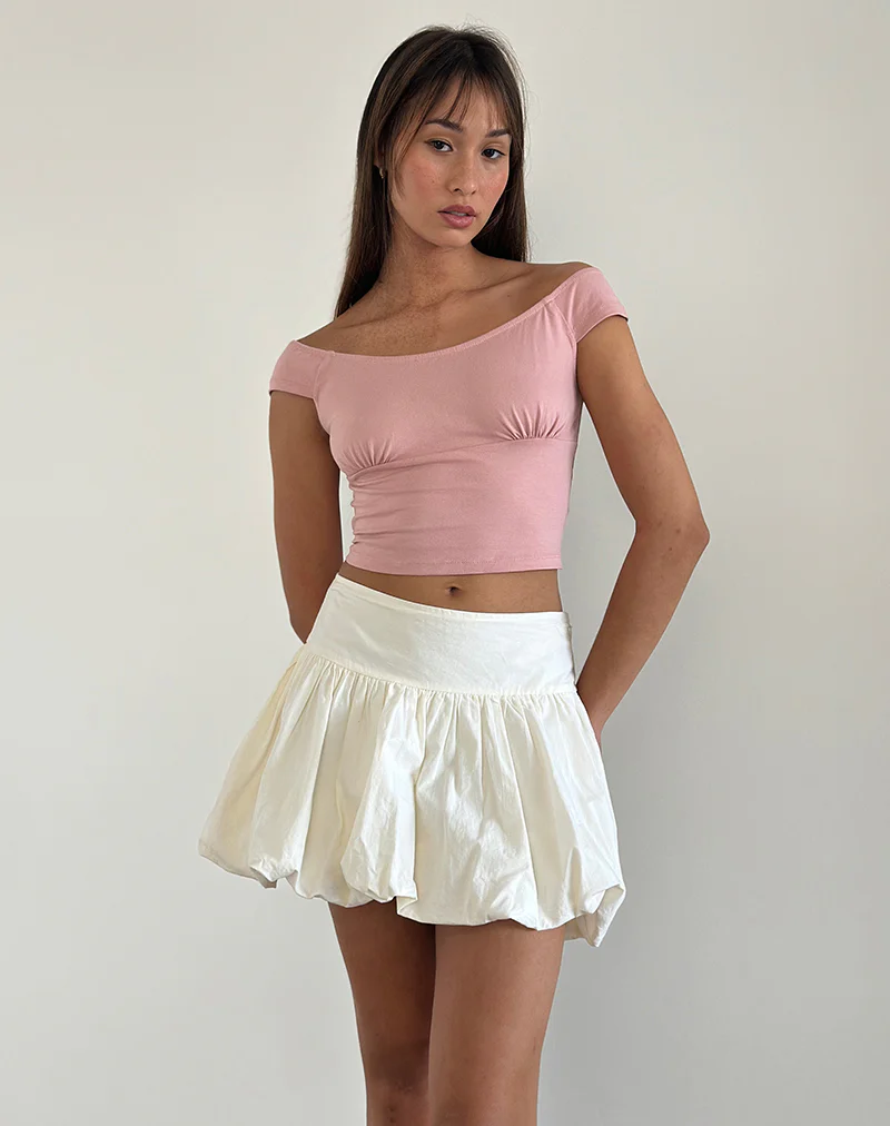 Cania Corset Top in Pink Lady - Awmao