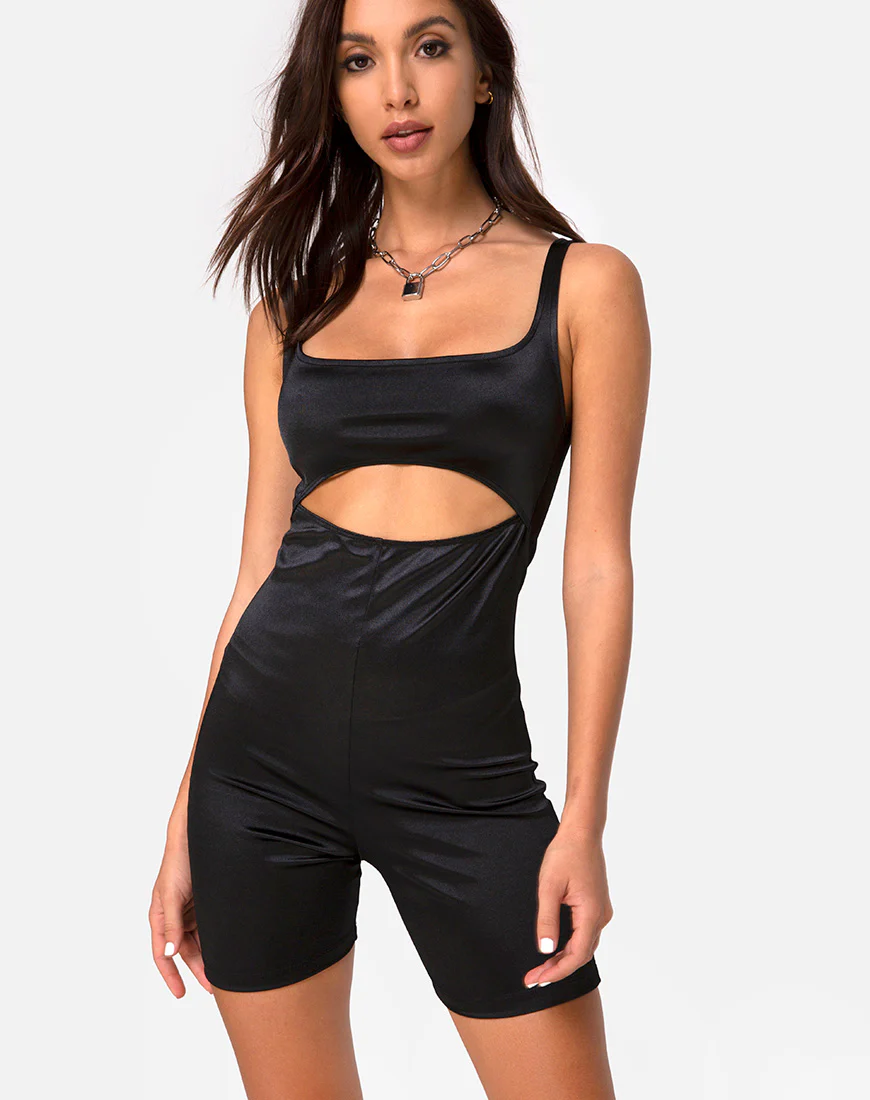 Kez Unitard in Black - Awmao