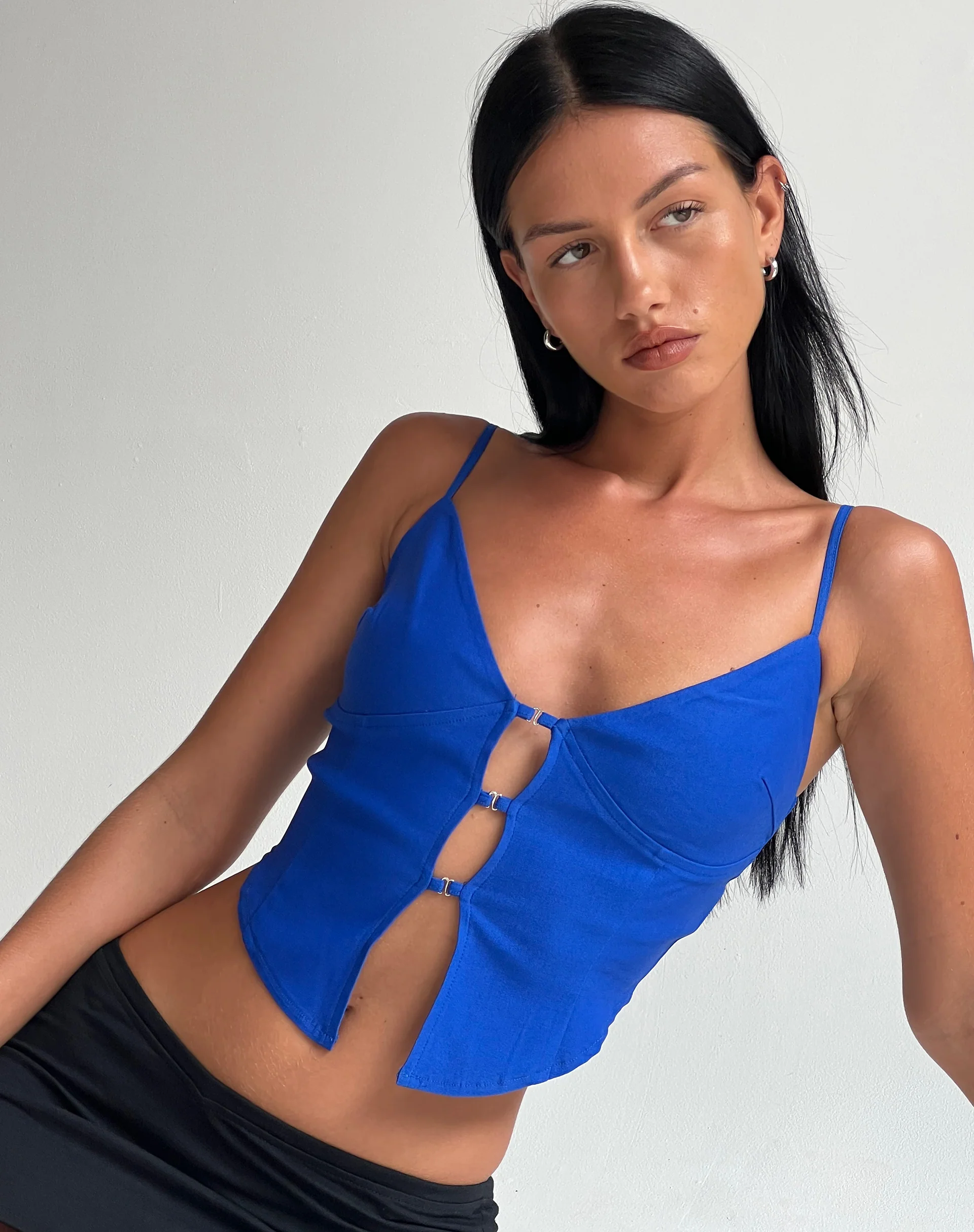 Oleta Cami Top in Cobalt - Awmao