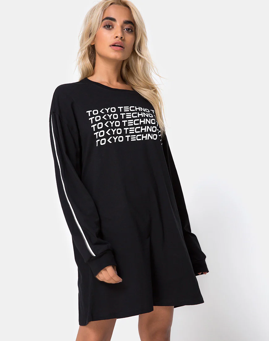 Loutries Sweatshirt in Tokyo Techno - Awmao