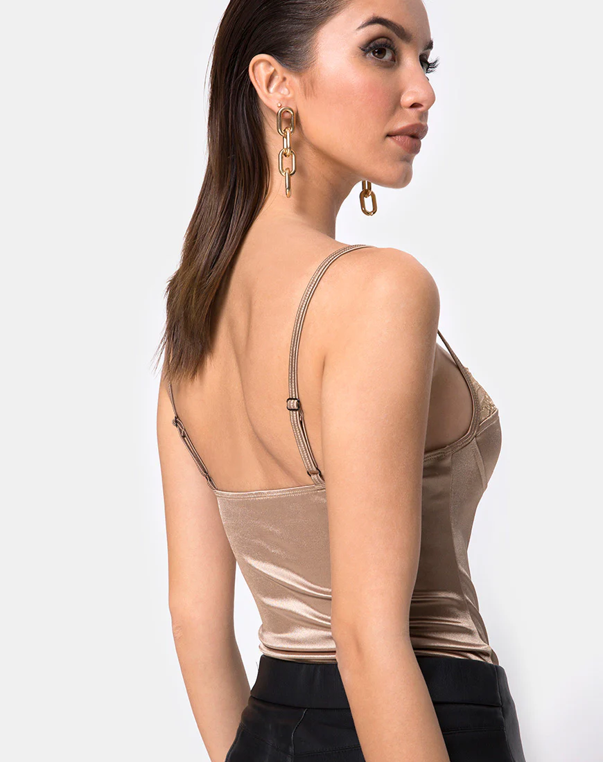 Letta Bodice in Gold - Awmao