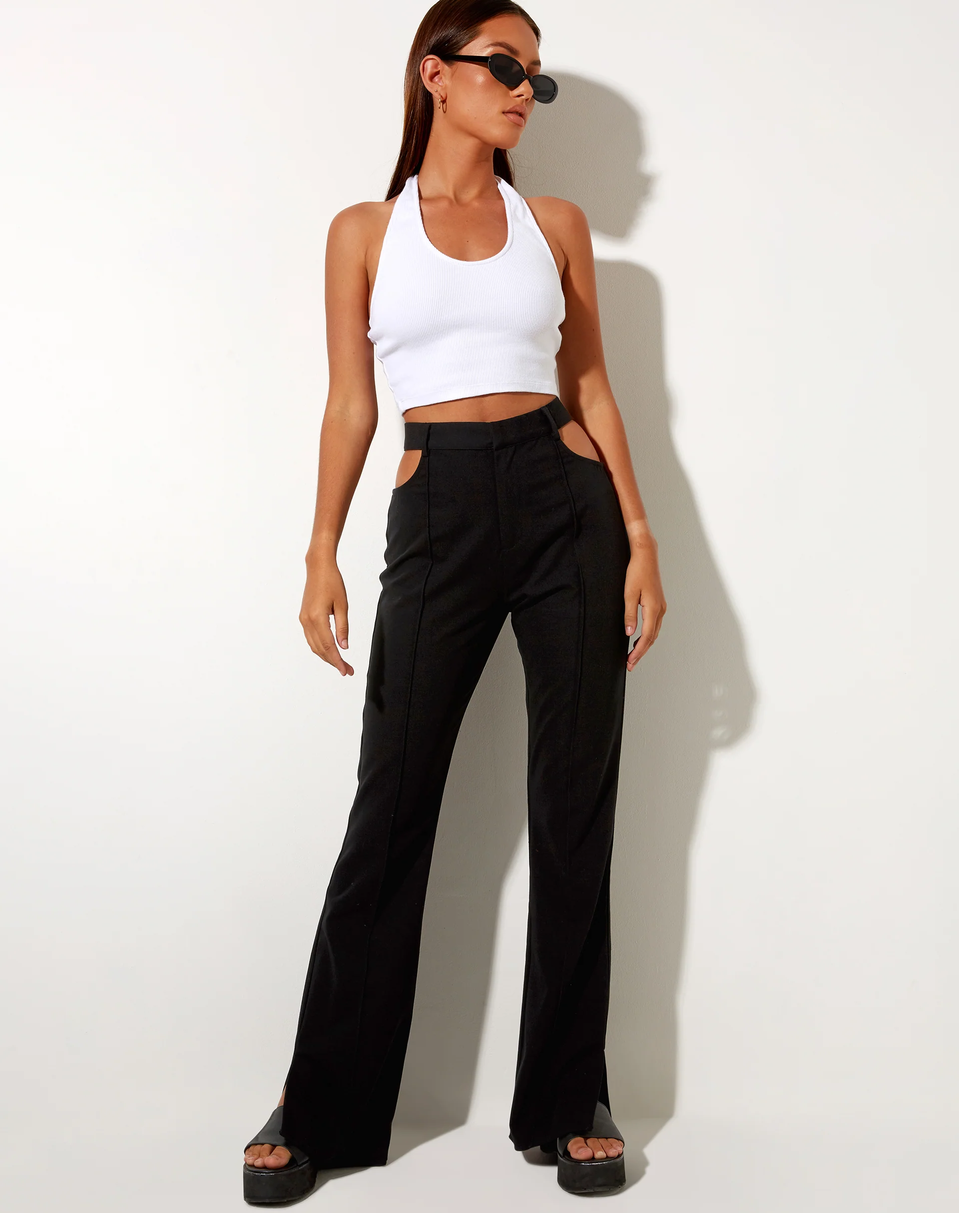 Zody Trouser in Tailoring Black - Awmao