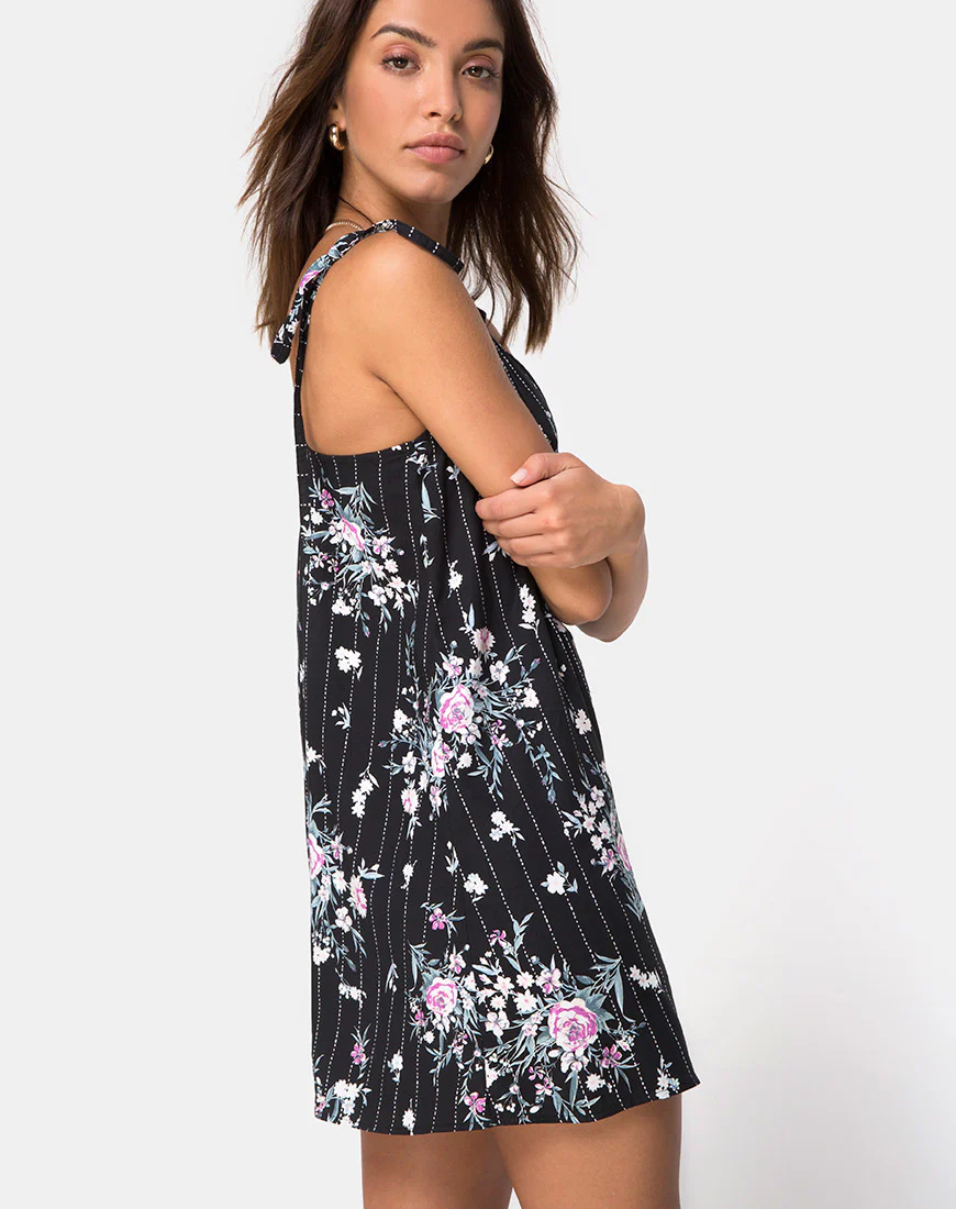 Osla Slip Dress in Flower Girl - Awmao