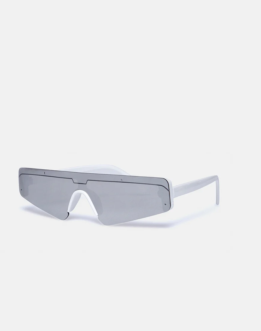 Cyber Sunglasses in Steel - Awmao
