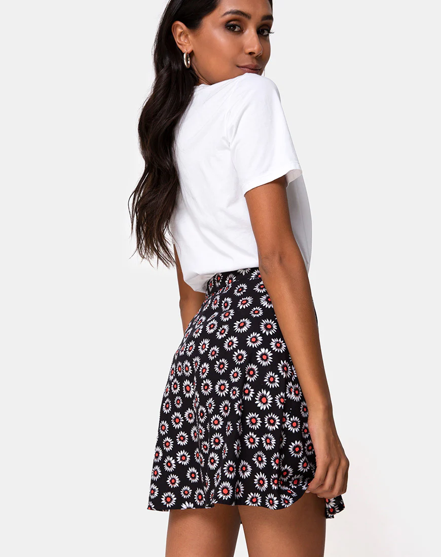 Andrea Skirt in Dancing Daisy - Awmao