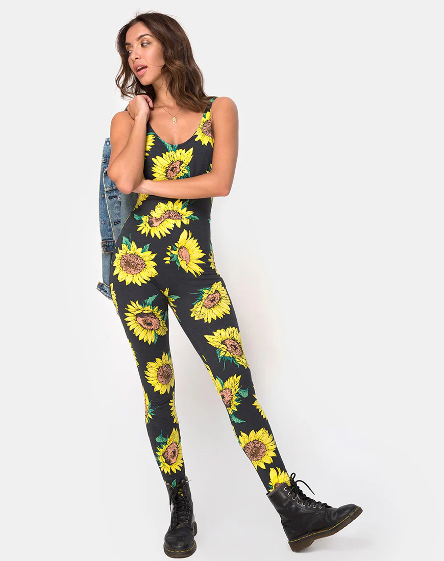 Unitard in New Sunflower - Awmao