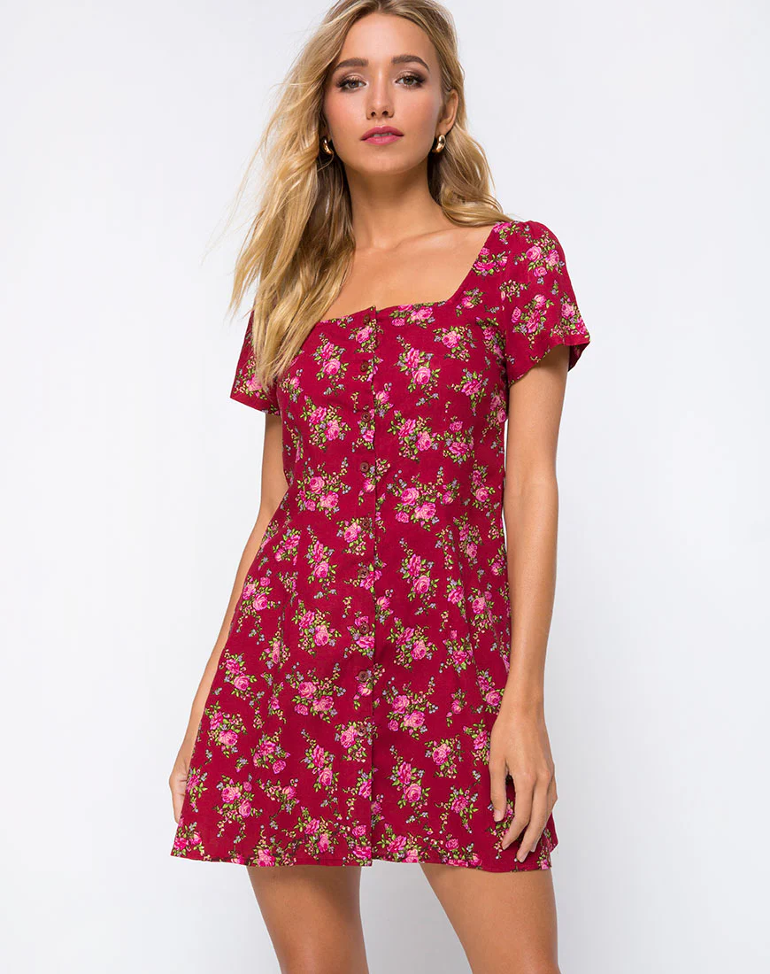 Zavacca Dress in Soheila Floral - Awmao