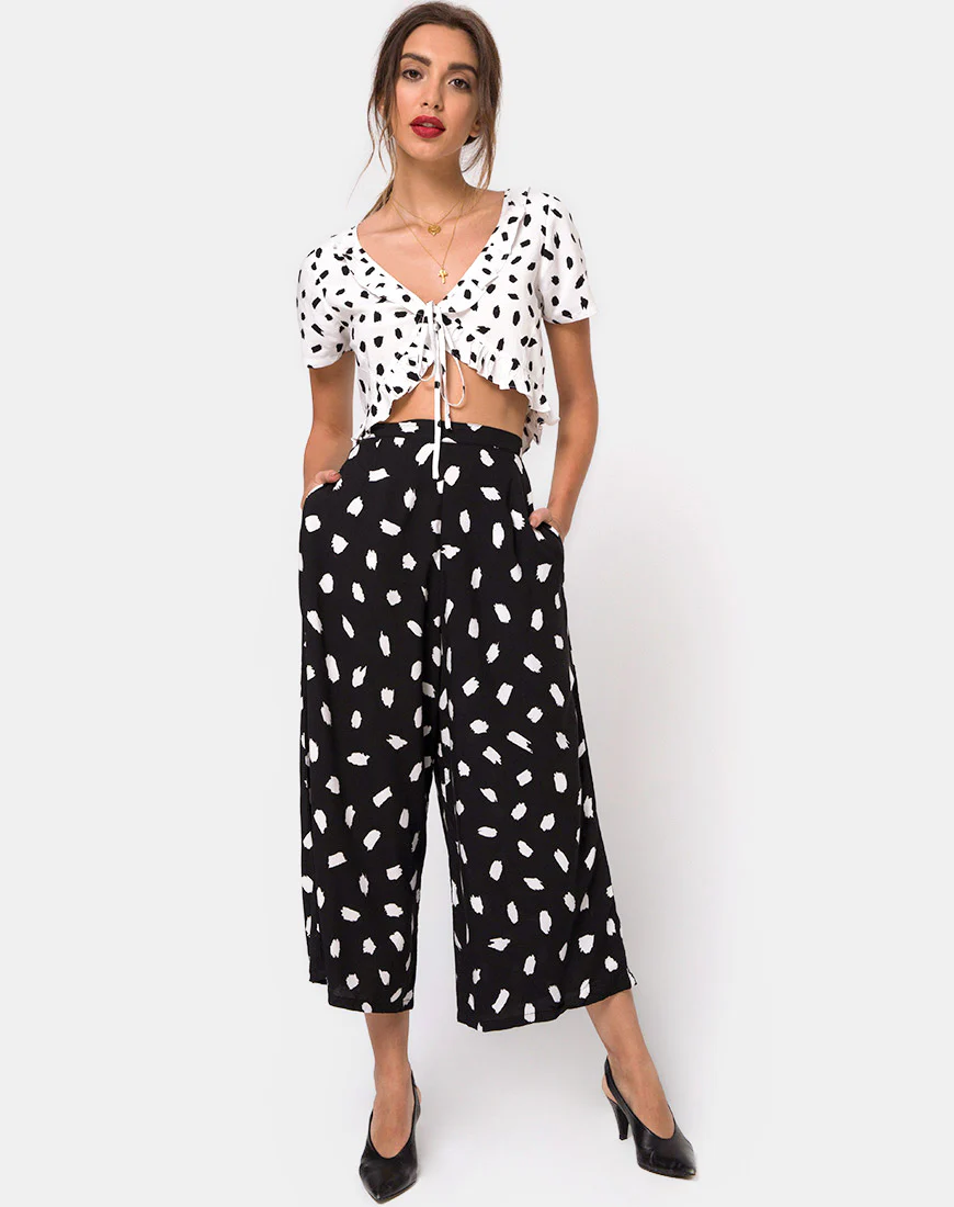 Eber Cullote in Diana Dot Black - Awmao