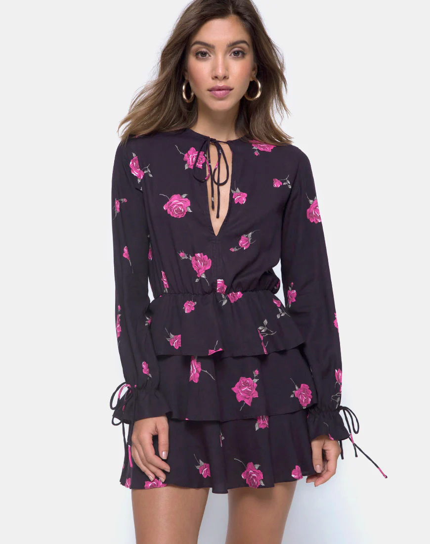 Kepsibelle Dress in Evening Rose - Awmao