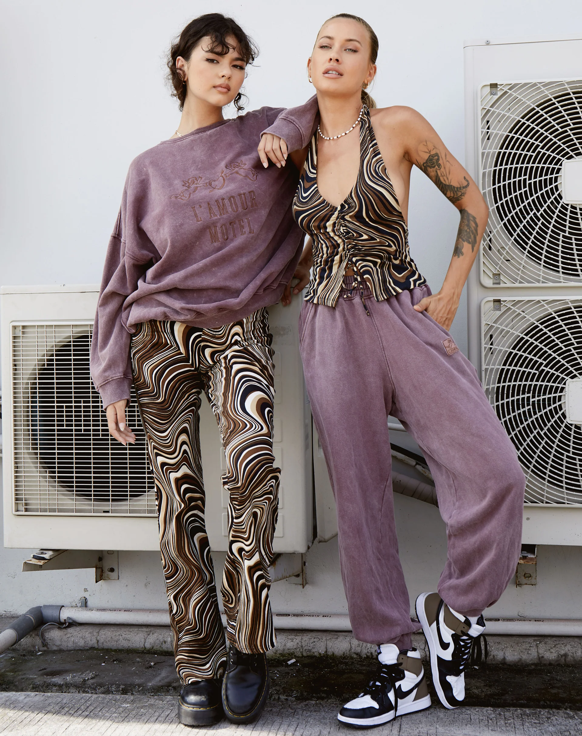 Roider Jogger in Brown Wash L'Amour Motel Label Embro - Awmao