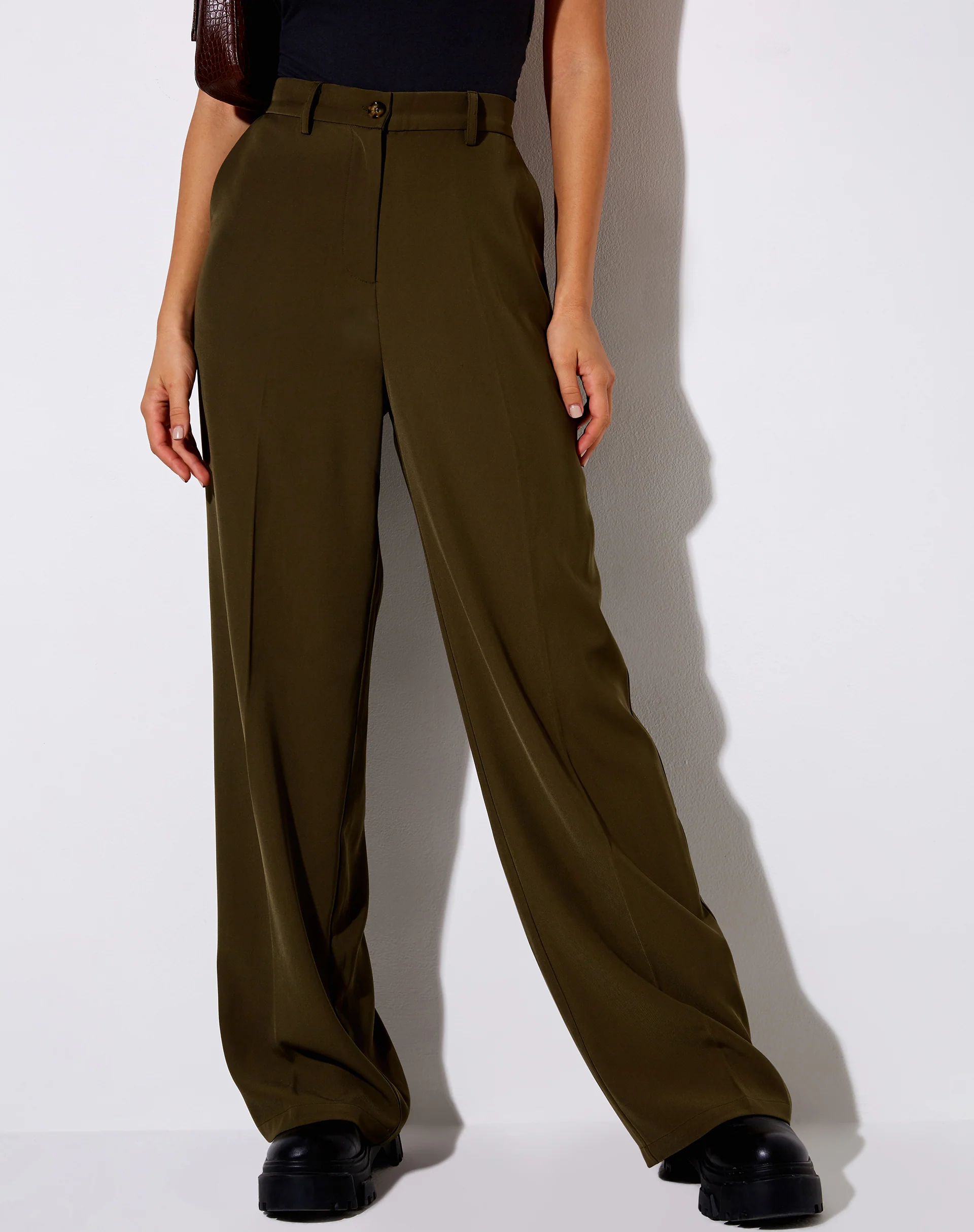 Abba Trouser in Khaki - Awmao