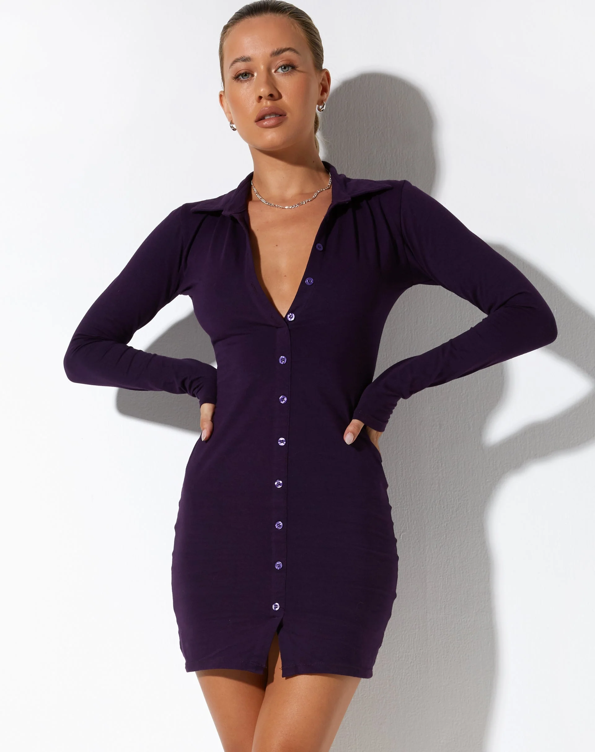 Avaya Mini Dress in Crown Jewel - Awmao