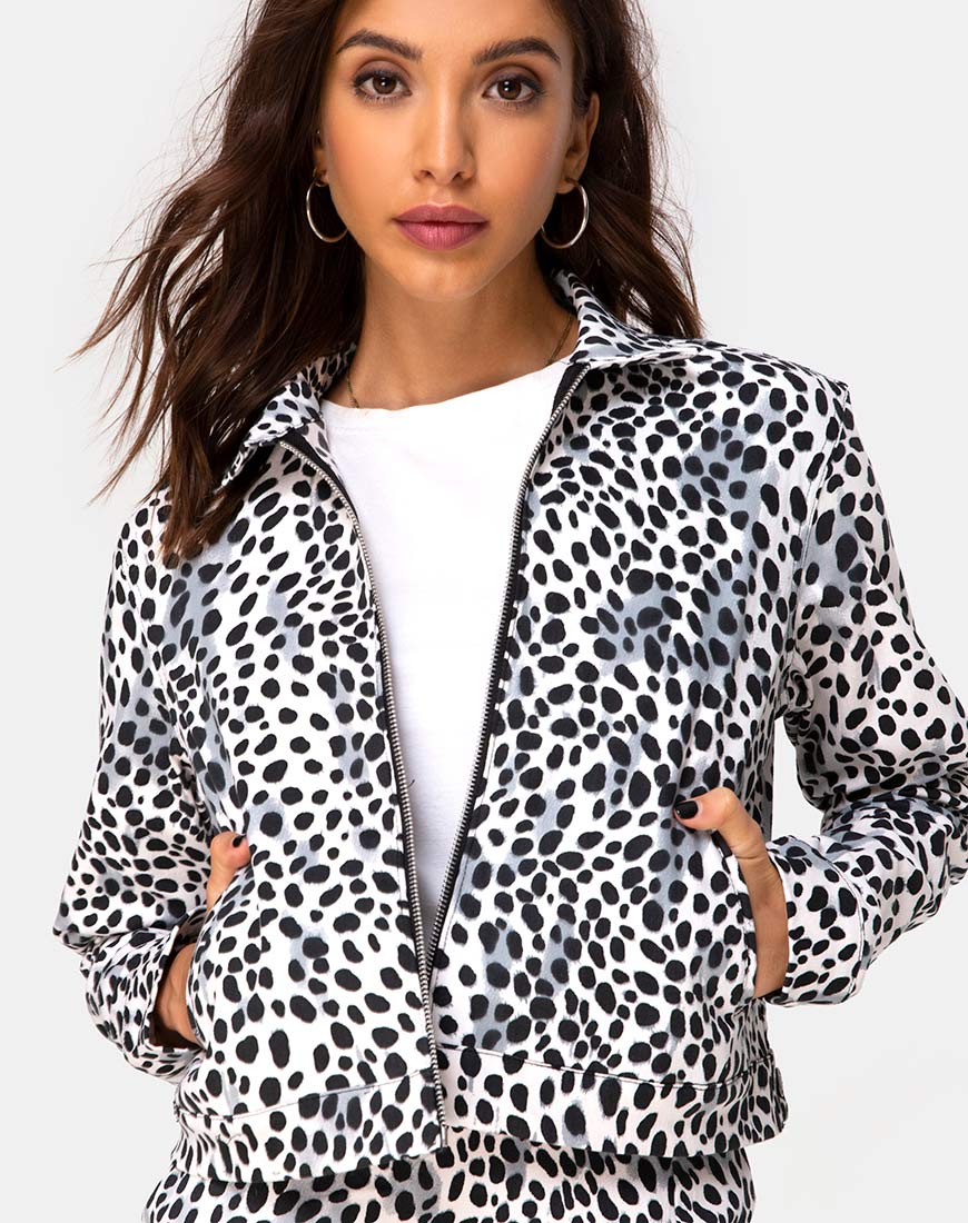 Agatha Jacket in Dalmatian - Awmao