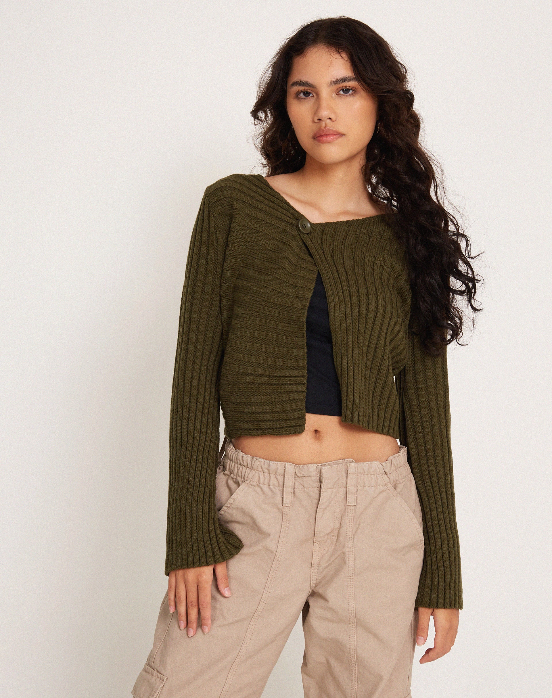 Penelope Cardi in Deep Olive - Awmao