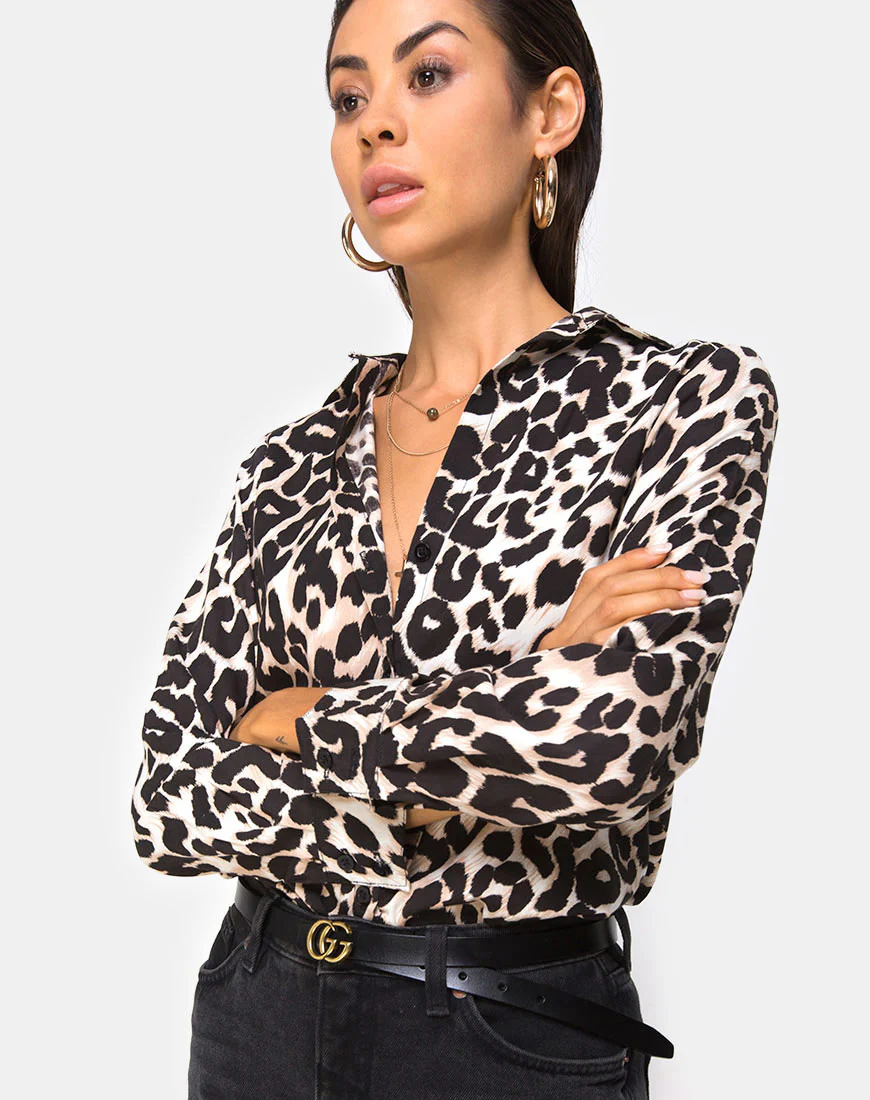 Dimaris Shirt in Oversize Jaguar - Awmao