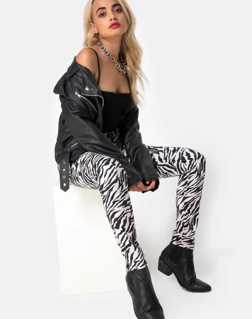 Ultimate Jeans in 90's Zebra - Awmao