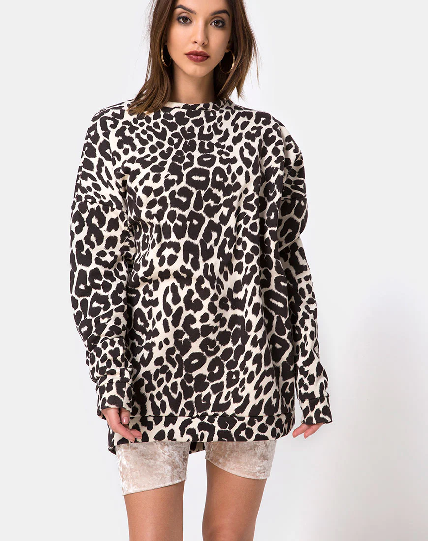 Oversize Sweatshirt in Oversize Jaguar - Awmao
