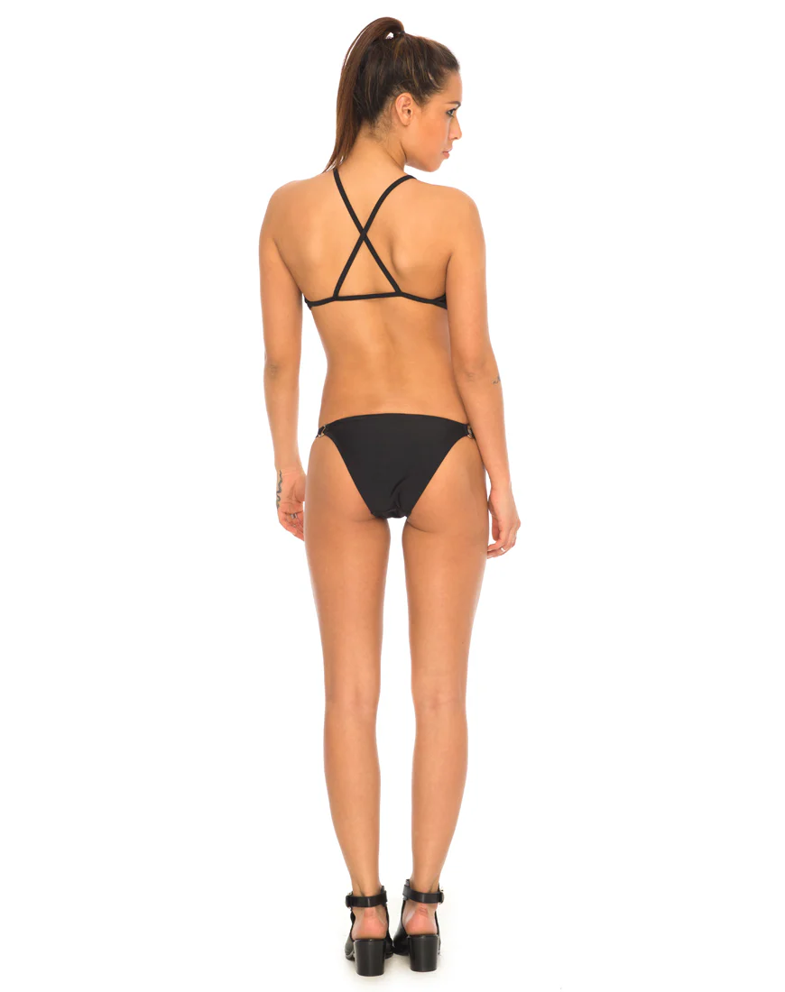 Pavlona Bikini Bottoms in Black - Awmao