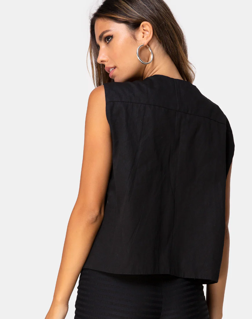 Vest Top Black - Awmao