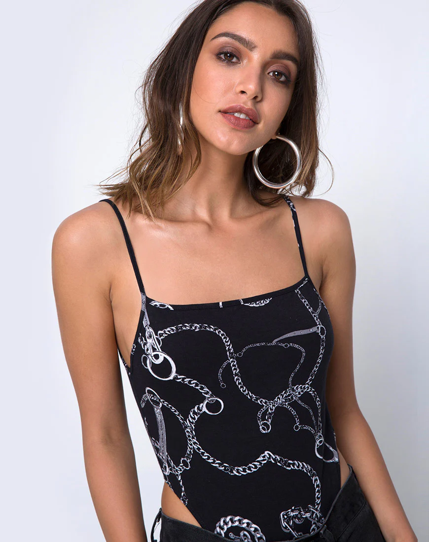 Solemo Cutout Bodice in Chain - Awmao